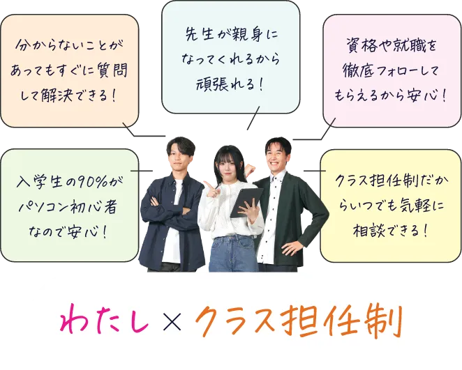 クラス担任制についての在校生の声